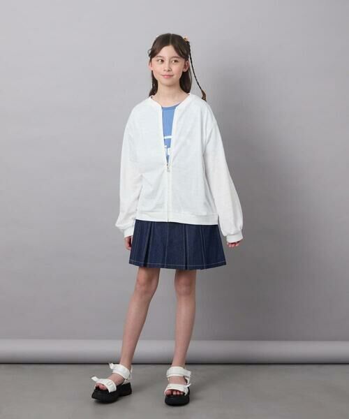 a.v.v / アー・ヴェ・ヴェ カーディガン・ボレロ | [120-130]【UVカット】ボーダージャカードカーディガン | 詳細19