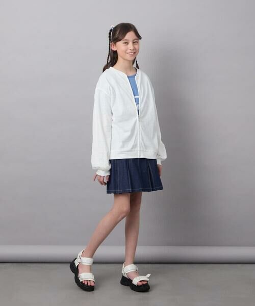 a.v.v / アー・ヴェ・ヴェ カーディガン・ボレロ | [120-130]【UVカット】ボーダージャカードカーディガン | 詳細20