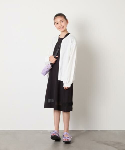 a.v.v / アー・ヴェ・ヴェ カーディガン・ボレロ | [120-130]【UVカット】ボーダージャカードカーディガン | 詳細22