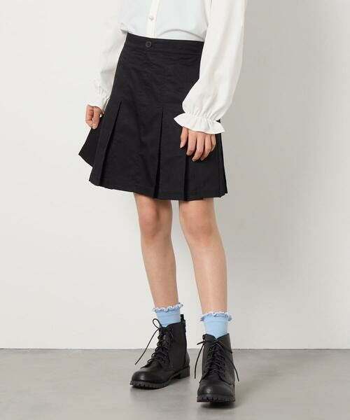 a.v.v / アー・ヴェ・ヴェ ミニ・ひざ丈スカート | [140-150]インパン付きタックプリーツスカート | 詳細24