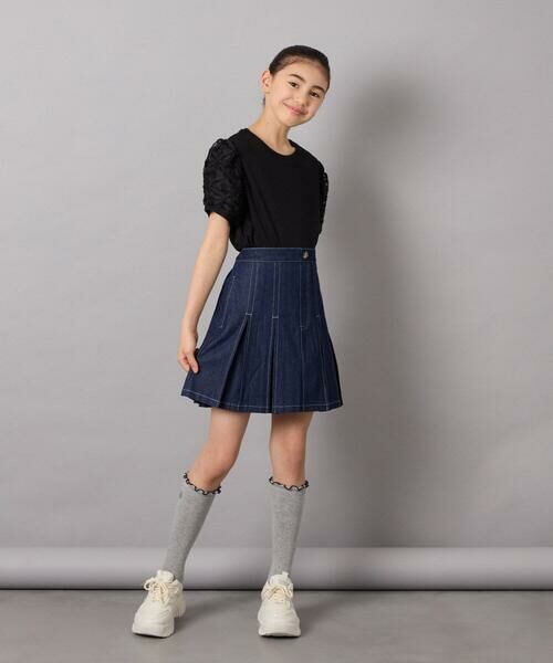 a.v.v / アー・ヴェ・ヴェ ミニ・ひざ丈スカート | [140-150]インパン付きタックプリーツスカート | 詳細5