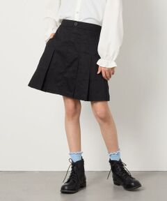 a.v.v / アー・ヴェ・ヴェ ミニ・ひざ丈スカート | [160]インパン付きタックプリーツスカート