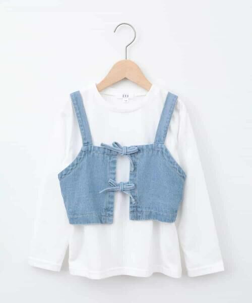 a.v.v / アー・ヴェ・ヴェ カットソー | [120-130]デニムビスチェセット | 詳細23