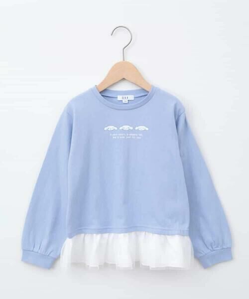 a.v.v / アー・ヴェ・ヴェ カットソー | [100-140]【シナモロール】裾フリルロンT | 詳細9