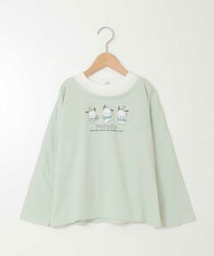 a.v.v / アー・ヴェ・ヴェ カットソー | [130]【ポチャッコ】レイヤード風ロンT