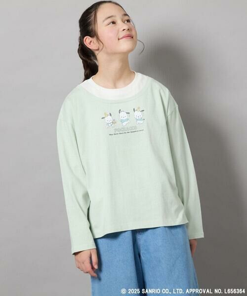 a.v.v / アー・ヴェ・ヴェ カットソー | [130]【ポチャッコ】レイヤード風ロンT | 詳細3