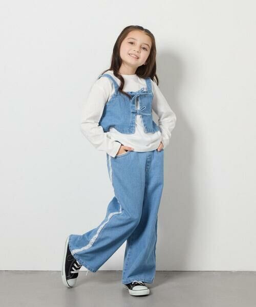 a.v.v / アー・ヴェ・ヴェ カットソー | [140-150]デニムビスチェセット | 詳細10