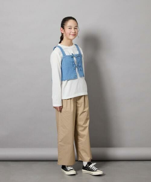 a.v.v / アー・ヴェ・ヴェ カットソー | [140-150]デニムビスチェセット | 詳細16