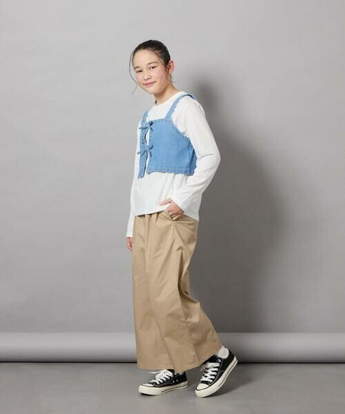 a.v.v / アー・ヴェ・ヴェ カットソー | [140-150]デニムビスチェセット | 詳細17