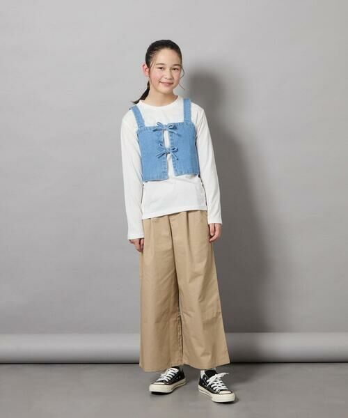 a.v.v / アー・ヴェ・ヴェ カットソー | [140-150]デニムビスチェセット | 詳細19