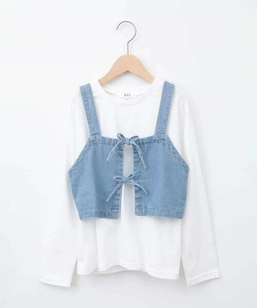 a.v.v / アー・ヴェ・ヴェ カットソー | [140-150]デニムビスチェセット | 詳細23