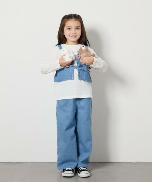 a.v.v / アー・ヴェ・ヴェ カットソー | [140-150]デニムビスチェセット | 詳細6