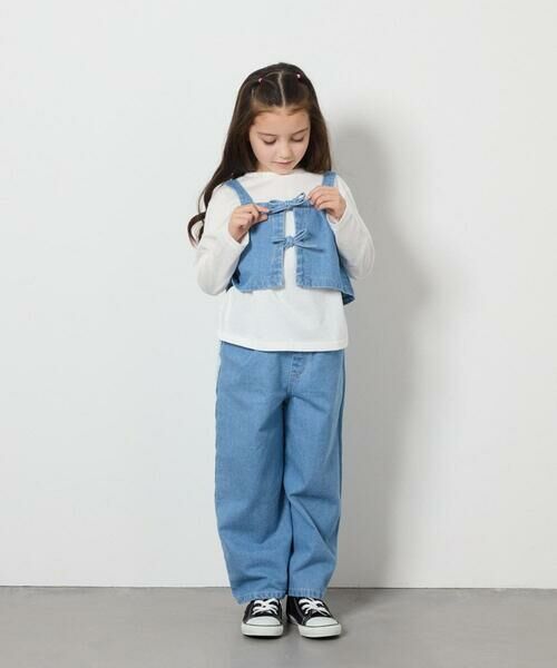 a.v.v / アー・ヴェ・ヴェ カットソー | [140-150]デニムビスチェセット | 詳細7