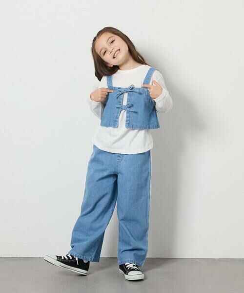 a.v.v / アー・ヴェ・ヴェ カットソー | [140-150]デニムビスチェセット | 詳細8