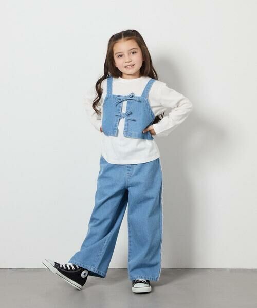 a.v.v / アー・ヴェ・ヴェ カットソー | [140-150]デニムビスチェセット | 詳細9