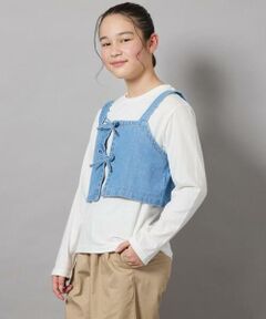 a.v.v / アー・ヴェ・ヴェ カットソー | [160]デニムビスチェセット