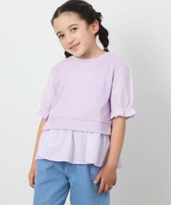 a.v.v / アー・ヴェ・ヴェ カットソー | [110-130]シャツドッキングカットソー