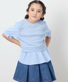 a.v.v / アー・ヴェ・ヴェ カットソー | [140]シャツドッキングカットソー