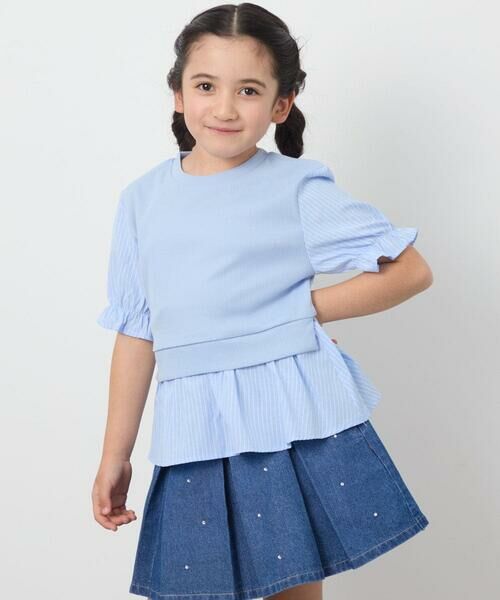 a.v.v / アー・ヴェ・ヴェ カットソー | [140]シャツドッキングカットソー | 詳細1