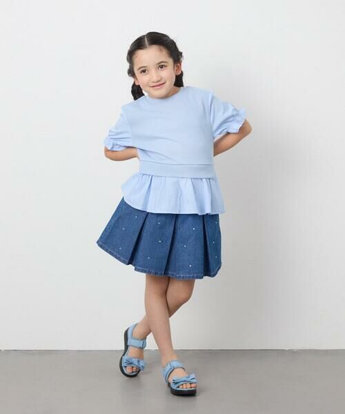 a.v.v / アー・ヴェ・ヴェ カットソー | [140]シャツドッキングカットソー | 詳細6