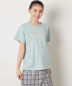 a.v.v / アー・ヴェ・ヴェ カットソー | 【接触冷感/ジメジメ対策/毛玉になりにくい/安心の綿100％】[100-130]】アソートロゴTシャツ