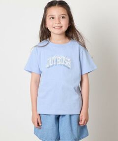 a.v.v / アー・ヴェ・ヴェ カットソー | 【接触冷感/ジメジメ対策/毛玉になりにくい/安心の綿100％】[100-130]】アソートロゴTシャツ