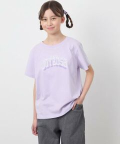 a.v.v / アー・ヴェ・ヴェ カットソー | 【接触冷感/ジメジメ対策/毛玉になりにくい/安心の綿100％】[100-130]】アソートロゴTシャツ