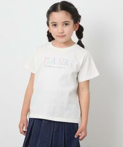 a.v.v / アー・ヴェ・ヴェ カットソー | 【接触冷感/ジメジメ対策/毛玉になりにくい/安心の綿100％】[100-130]】アソートロゴTシャツ