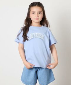 a.v.v / アー・ヴェ・ヴェ カットソー | 【接触冷感/ジメジメ対策/毛玉になりにくい/安心の綿100％】[140-150]アソートロゴＴシャツ