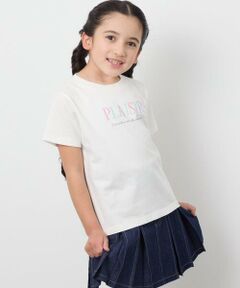 a.v.v / アー・ヴェ・ヴェ カットソー | 【接触冷感/ジメジメ対策/毛玉になりにくい/安心の綿100％】[140-150]アソートロゴＴシャツ