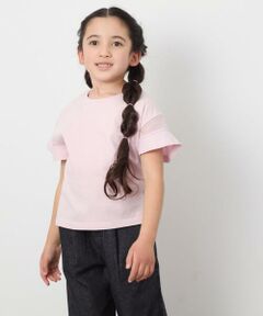 a.v.v / アー・ヴェ・ヴェ カットソー | 【累計1万枚販売/接触冷感/ジメジメ対策/毛玉になりにくい/安心の綿100％】[160]シアーギンガムキリカエスリーブＴシャツ