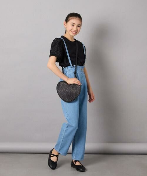 a.v.v / アー・ヴェ・ヴェ その他パンツ | [120-130]サス付きタックテーパードデニムパンツ | 詳細18