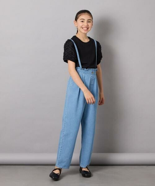 a.v.v / アー・ヴェ・ヴェ チノ・ワークパンツ | [120-130]サス付きタックテーパードデニムパンツ | 詳細28