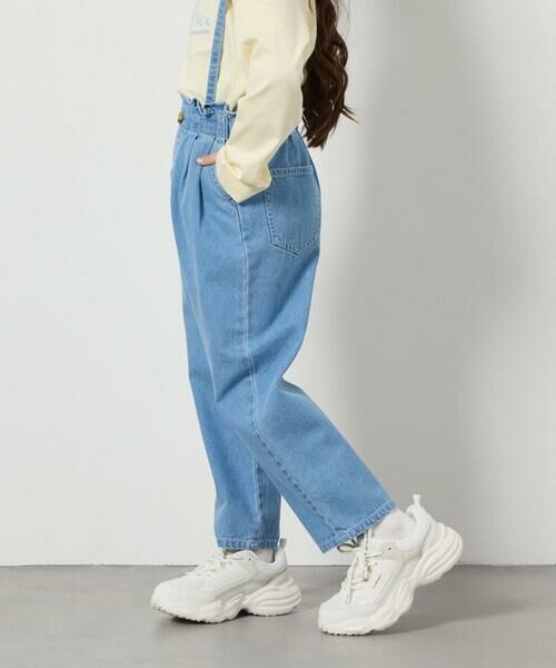 a.v.v / アー・ヴェ・ヴェ その他パンツ | [120-130]サス付きタックテーパードデニムパンツ | 詳細3