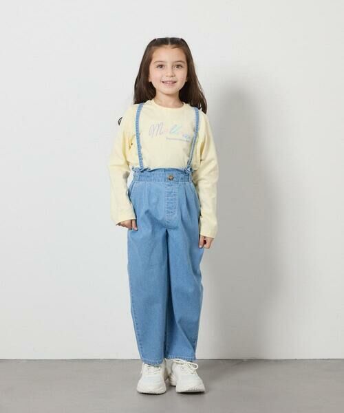 a.v.v / アー・ヴェ・ヴェ その他パンツ | [160]サス付きタックテーパードデニムパンツ | 詳細14