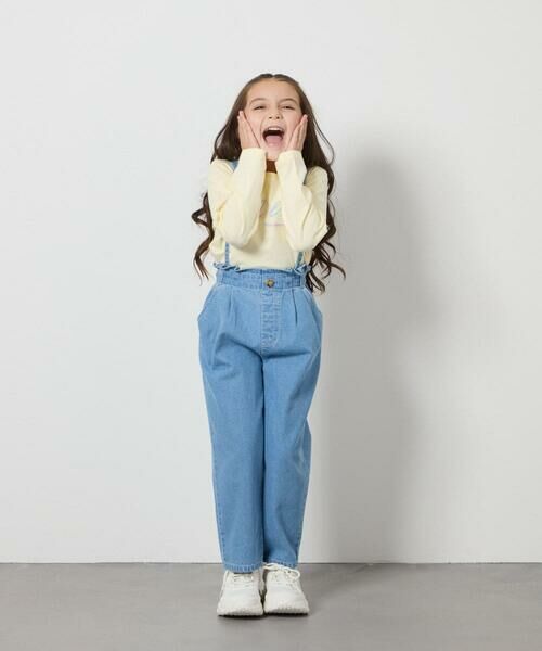 a.v.v / アー・ヴェ・ヴェ その他パンツ | [160]サス付きタックテーパードデニムパンツ | 詳細15