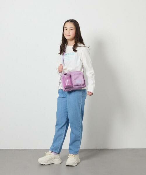 a.v.v / アー・ヴェ・ヴェ その他パンツ | [160]サス付きタックテーパードデニムパンツ | 詳細7