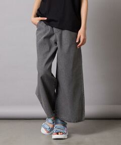 a.v.v / アー・ヴェ・ヴェ その他パンツ | 【接触冷感/ジメジメ対策】[160]タックワイドパンツ