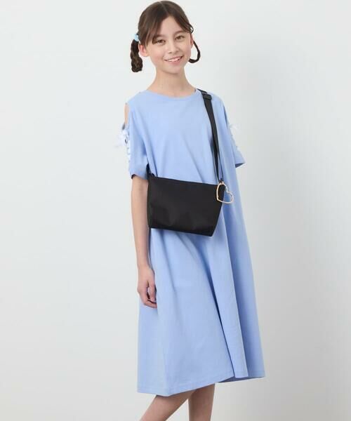 a.v.v / アー・ヴェ・ヴェ ロング・マキシ丈ワンピース | 【ワンピース人気NO1/毛玉になりにくい】[100-130]オフショルレースアップワンピース | 詳細2