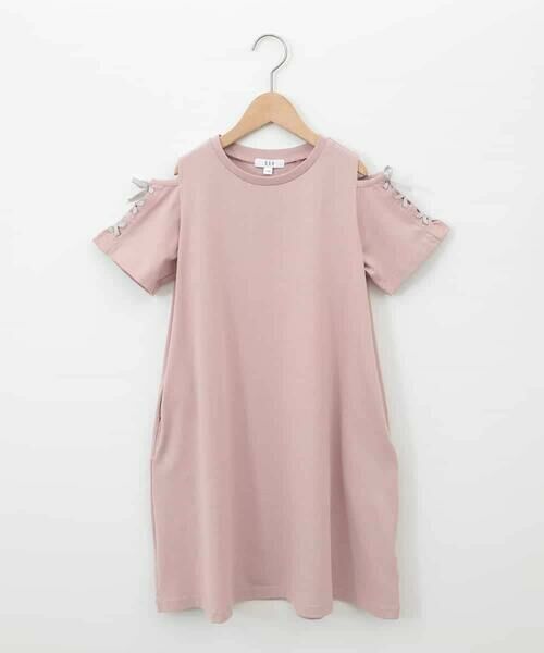 a.v.v / アー・ヴェ・ヴェ ロング・マキシ丈ワンピース | 【ワンピース人気NO1/毛玉になりにくい】[100-130]オフショルレースアップワンピース | 詳細26