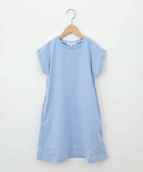 a.v.v / アー・ヴェ・ヴェ ロング・マキシ丈ワンピース | 【毛玉になりにくい】[100-130]シアー切り替えワンピース | 詳細9