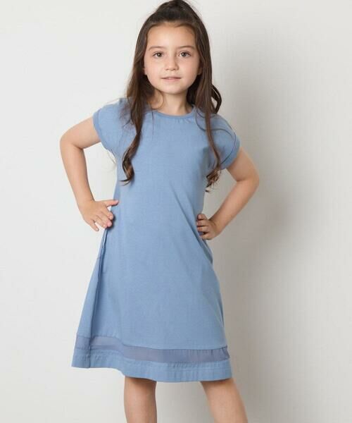 a.v.v / アー・ヴェ・ヴェ ロング・マキシ丈ワンピース | 【毛玉になりにくい】[100-130]シアー切り替えワンピース | 詳細12