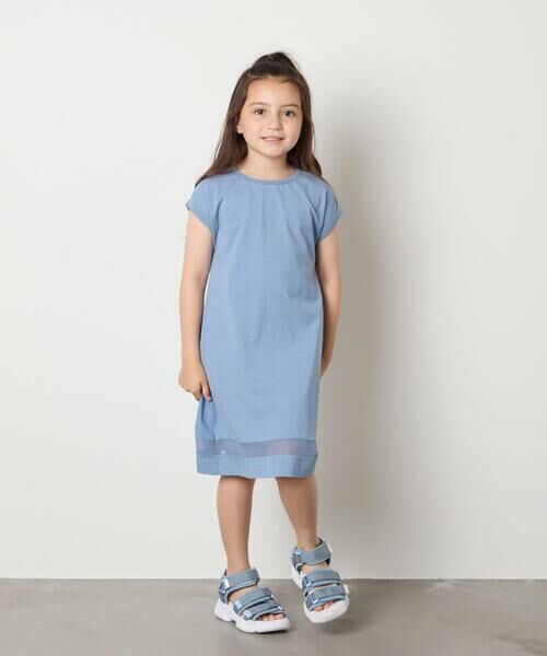 a.v.v / アー・ヴェ・ヴェ ロング・マキシ丈ワンピース | 【毛玉になりにくい】[100-130]シアー切り替えワンピース | 詳細13