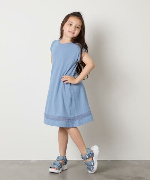 a.v.v / アー・ヴェ・ヴェ ロング・マキシ丈ワンピース | 【毛玉になりにくい】[100-130]シアー切り替えワンピース | 詳細16