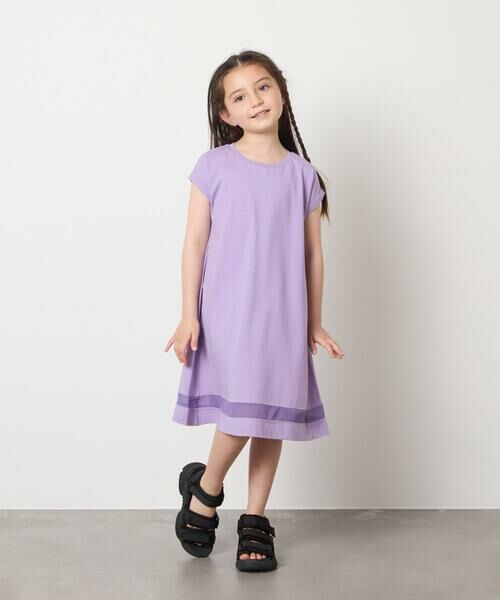 a.v.v / アー・ヴェ・ヴェ ロング・マキシ丈ワンピース | 【毛玉になりにくい】[100-130]シアー切り替えワンピース | 詳細23