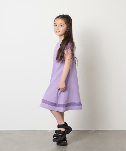 a.v.v / アー・ヴェ・ヴェ ロング・マキシ丈ワンピース | 【毛玉になりにくい】[100-130]シアー切り替えワンピース | 詳細25