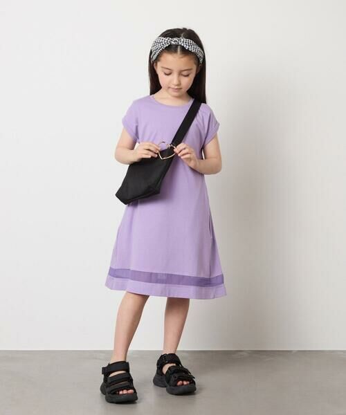 a.v.v / アー・ヴェ・ヴェ ロング・マキシ丈ワンピース | 【毛玉になりにくい】[100-130]シアー切り替えワンピース | 詳細28