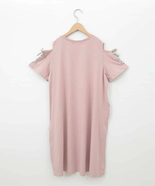 a.v.v / アー・ヴェ・ヴェ ロング・マキシ丈ワンピース | 【ワンピース人気NO1/毛玉になりにくい】[160]オフショルレースアップワンピース | 詳細2