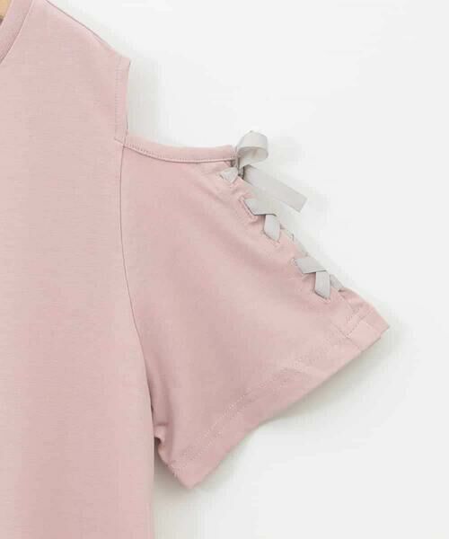 a.v.v / アー・ヴェ・ヴェ ロング・マキシ丈ワンピース | 【ワンピース人気NO1/毛玉になりにくい】[160]オフショルレースアップワンピース | 詳細4