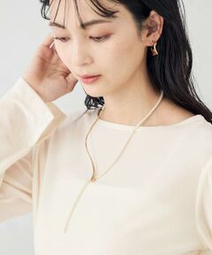 a.v.v / アー・ヴェ・ヴェ ネックレス・ペンダント・チョーカー | メタル×パールコンビネックレス